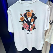 New Era No.2 Yankees Flower T-Shirt (White) [韓國連線 D]‎ (2409)