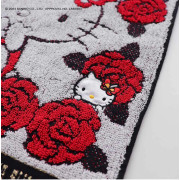 日本直送 Anna Sui x Hello Kitty 50週年 玫瑰花圖案手巾 (25 x 25cm) / 三色入