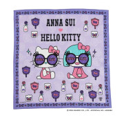 日本直送 Anna Sui x Hello Kitty 50週年 印花手帕 (52 x 52cm) / 三色入