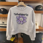 Wacky Willy Women’s Big Flory Graphic Crop Crewneck [韓國連線D] (2410)