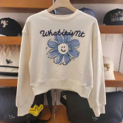 Wacky Willy Women’s Big Flory Graphic Crop Crewneck [韓國連線D] (2410)