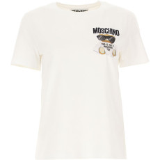 Moschino 刺繡墨鏡熊仔短袖 Tee (白色)